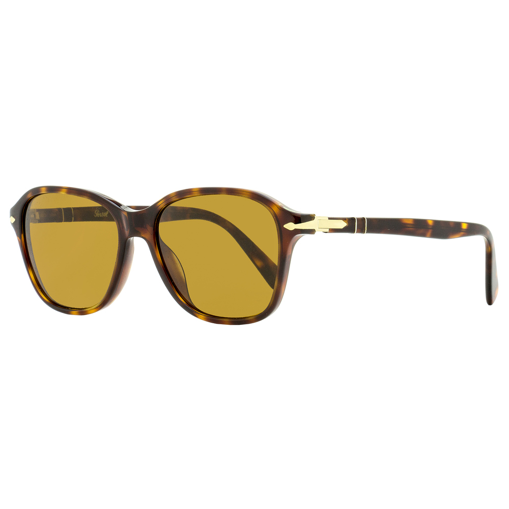 Persol Rectangular Sunglasses PO3244S 24/33 Havana 53mm